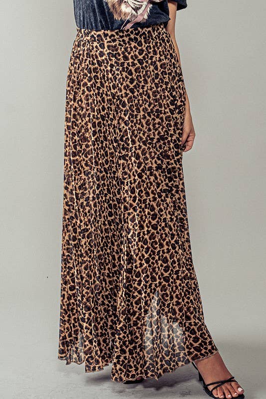 Fierce Flow Leopard Skirt