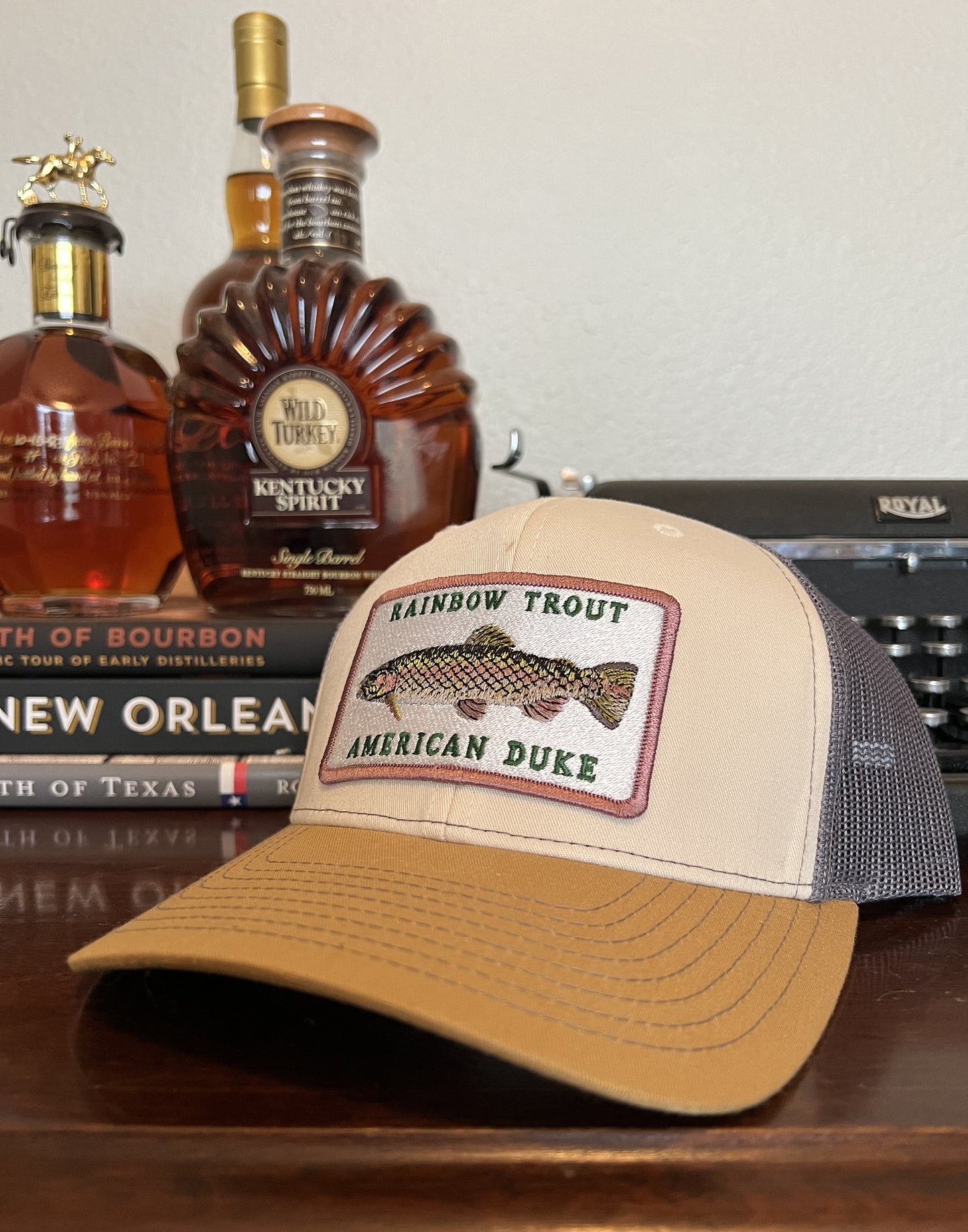 Rainbow Trout Patch Cap - Mesh Back Cap