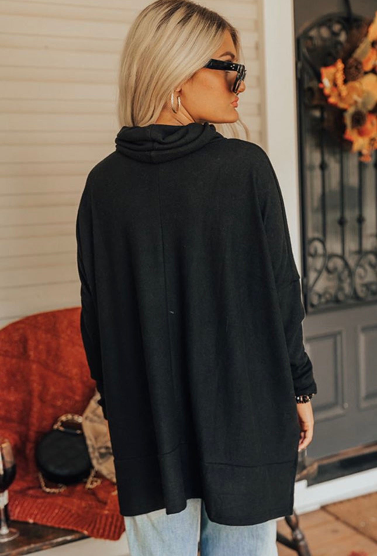 Valentines chenille hearts patched dolman top