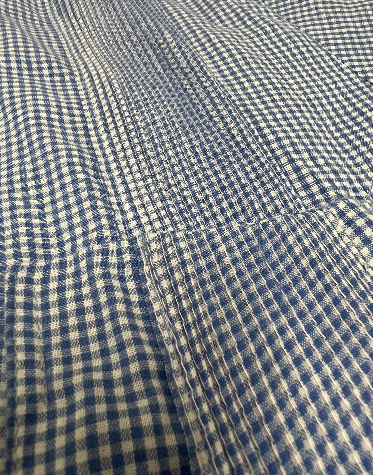 Guayabera - Blue Gingham