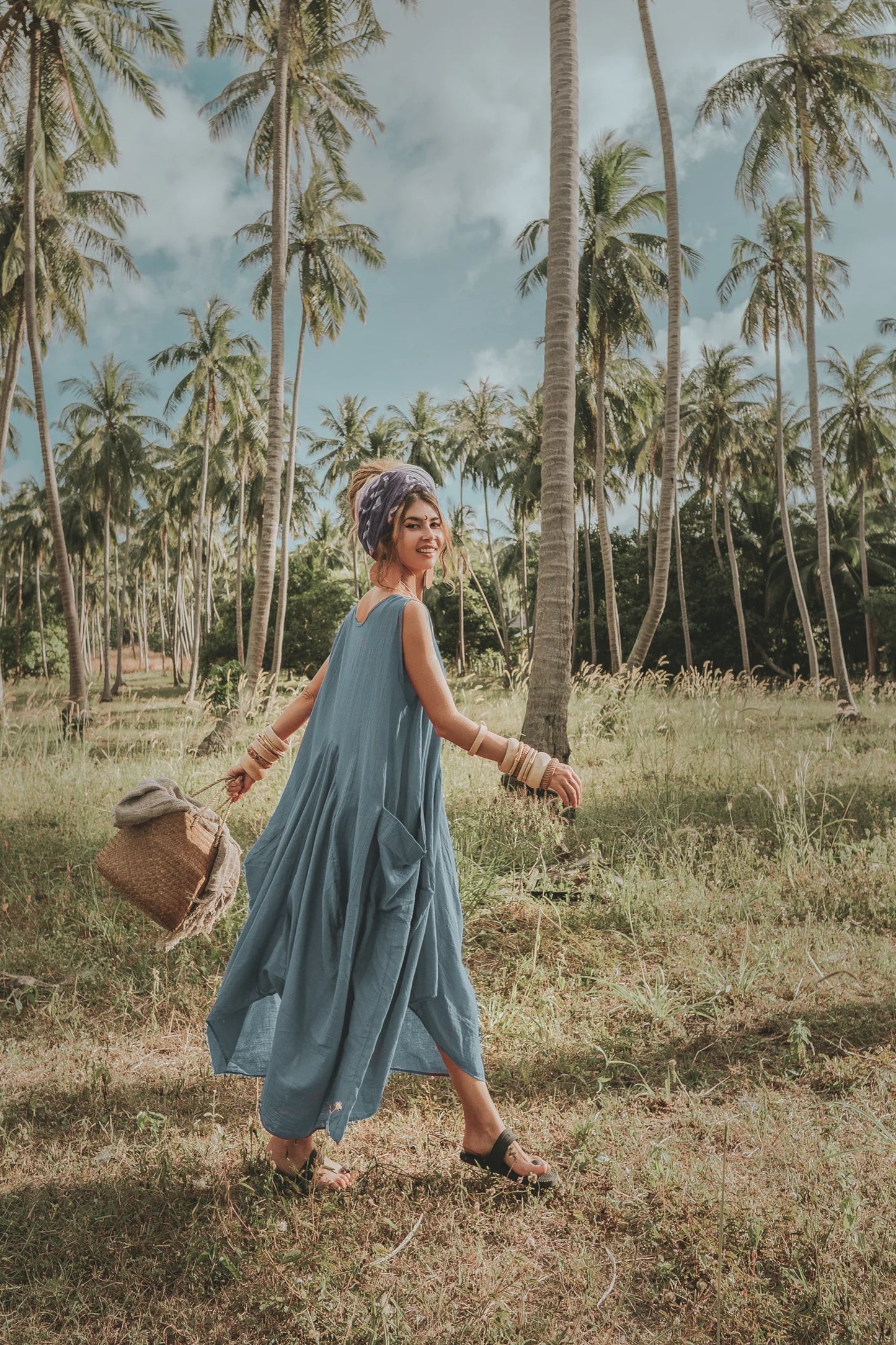 Sky Breeze Maxi Dress