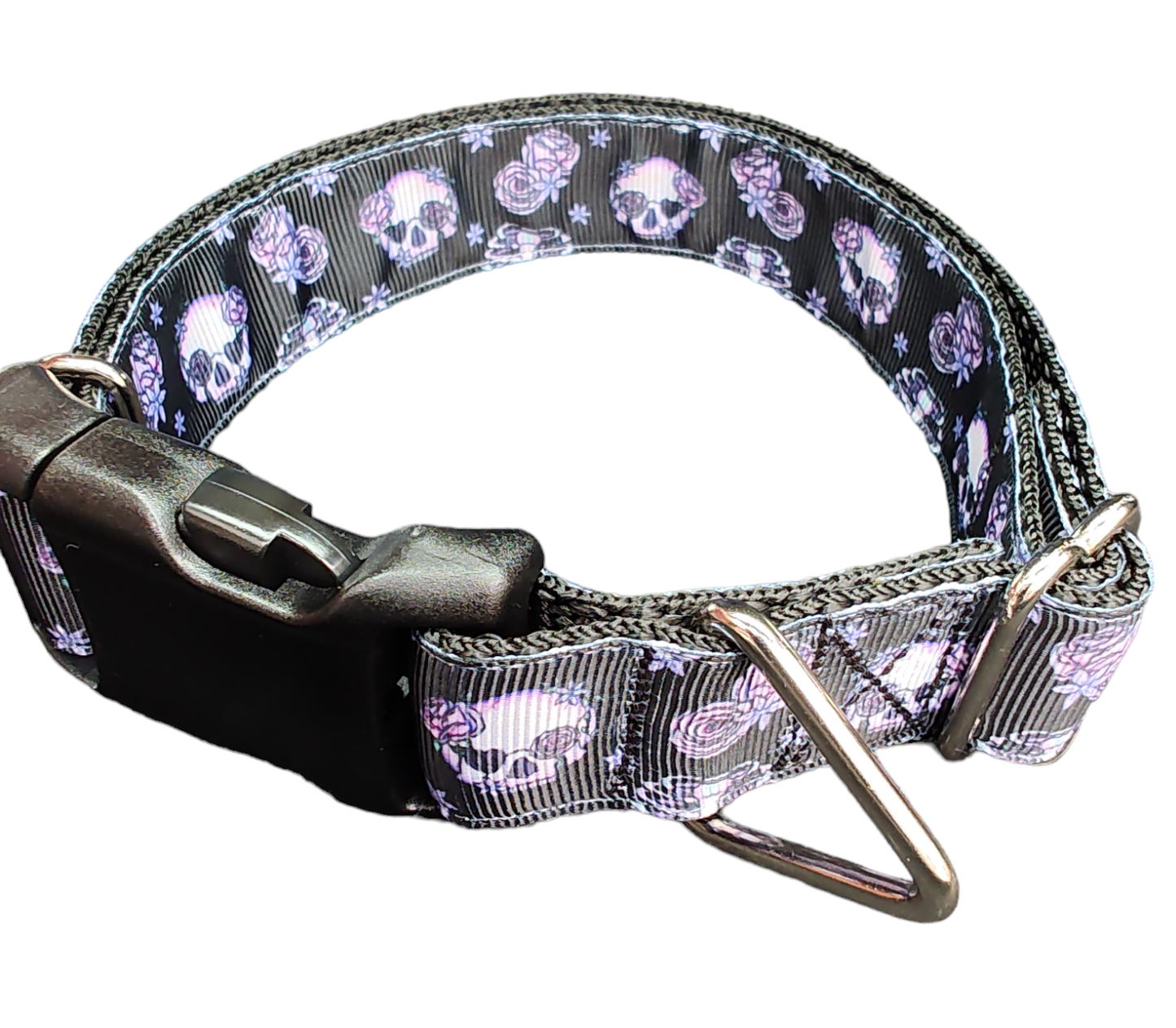 Halloween Skeleton Nylon Dog Collar