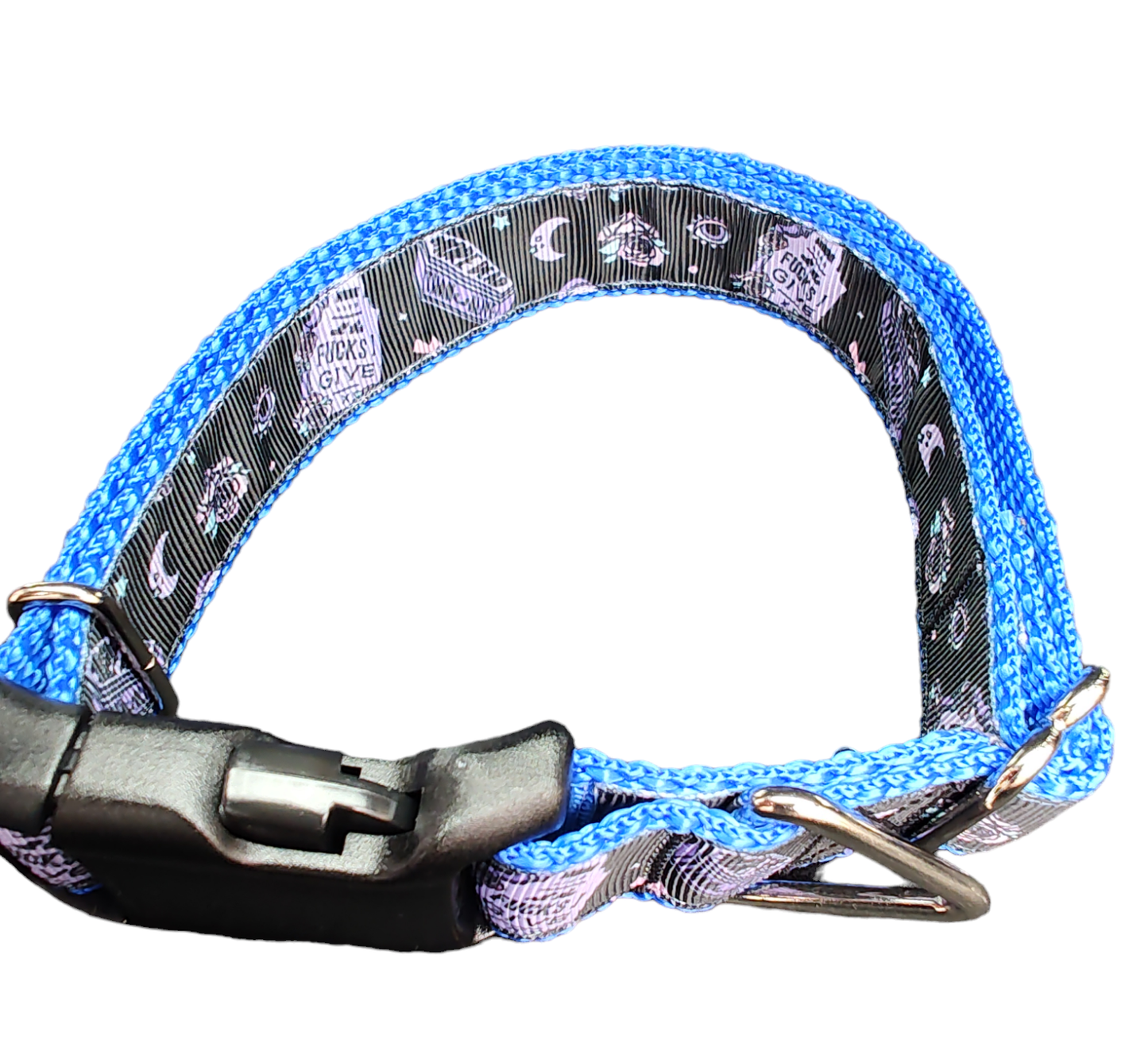 Halloween Snarky Graves Nylon Dog Collar