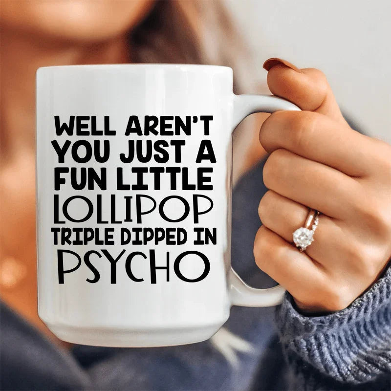 Fun Little Lollipop Ceramic Mug 15 oz