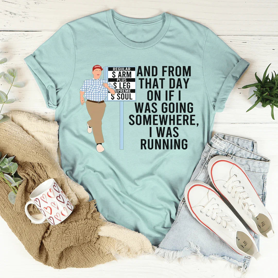 I Was Running Tee