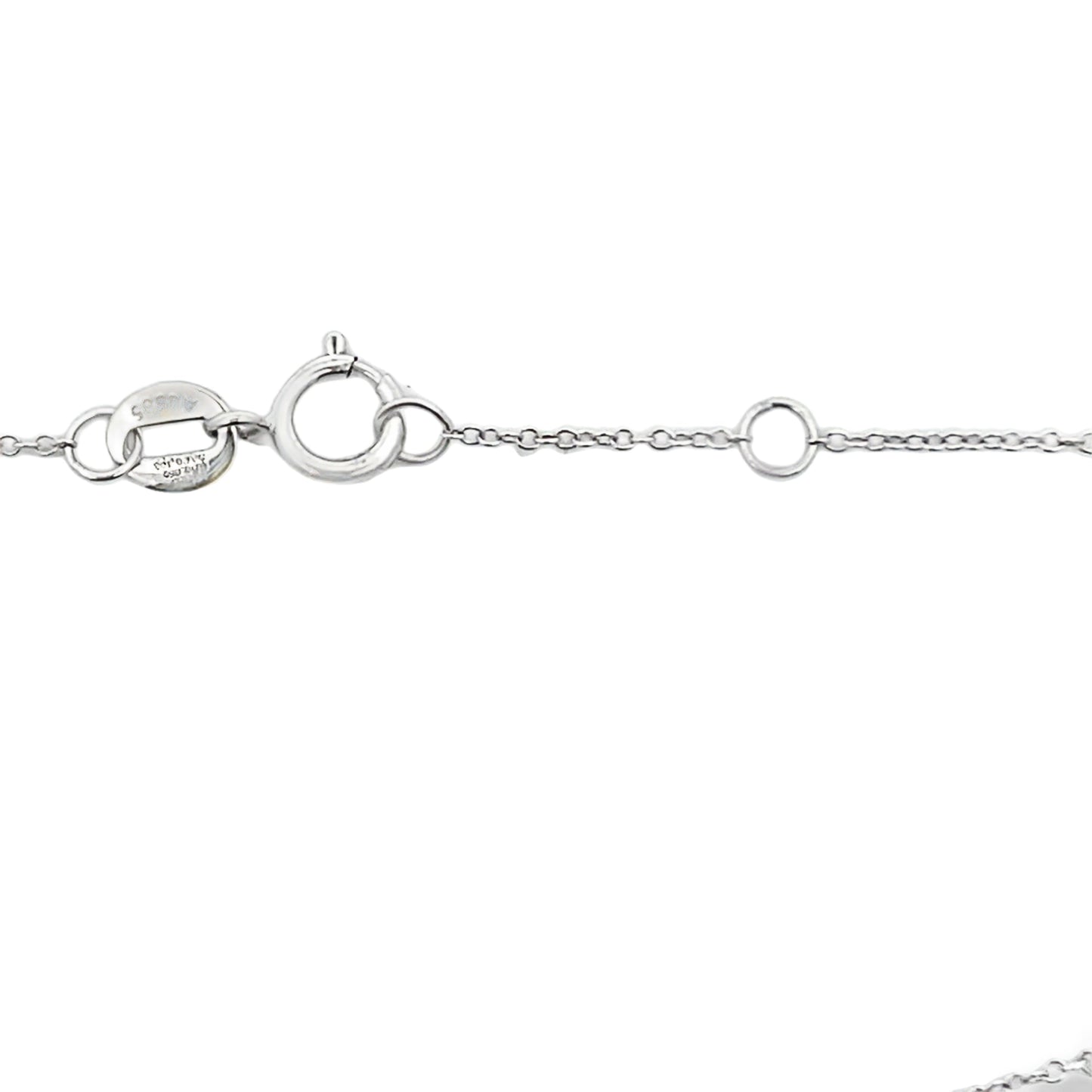 Natural .16ct Ruby Diamond Bracelet 14KT White Gold