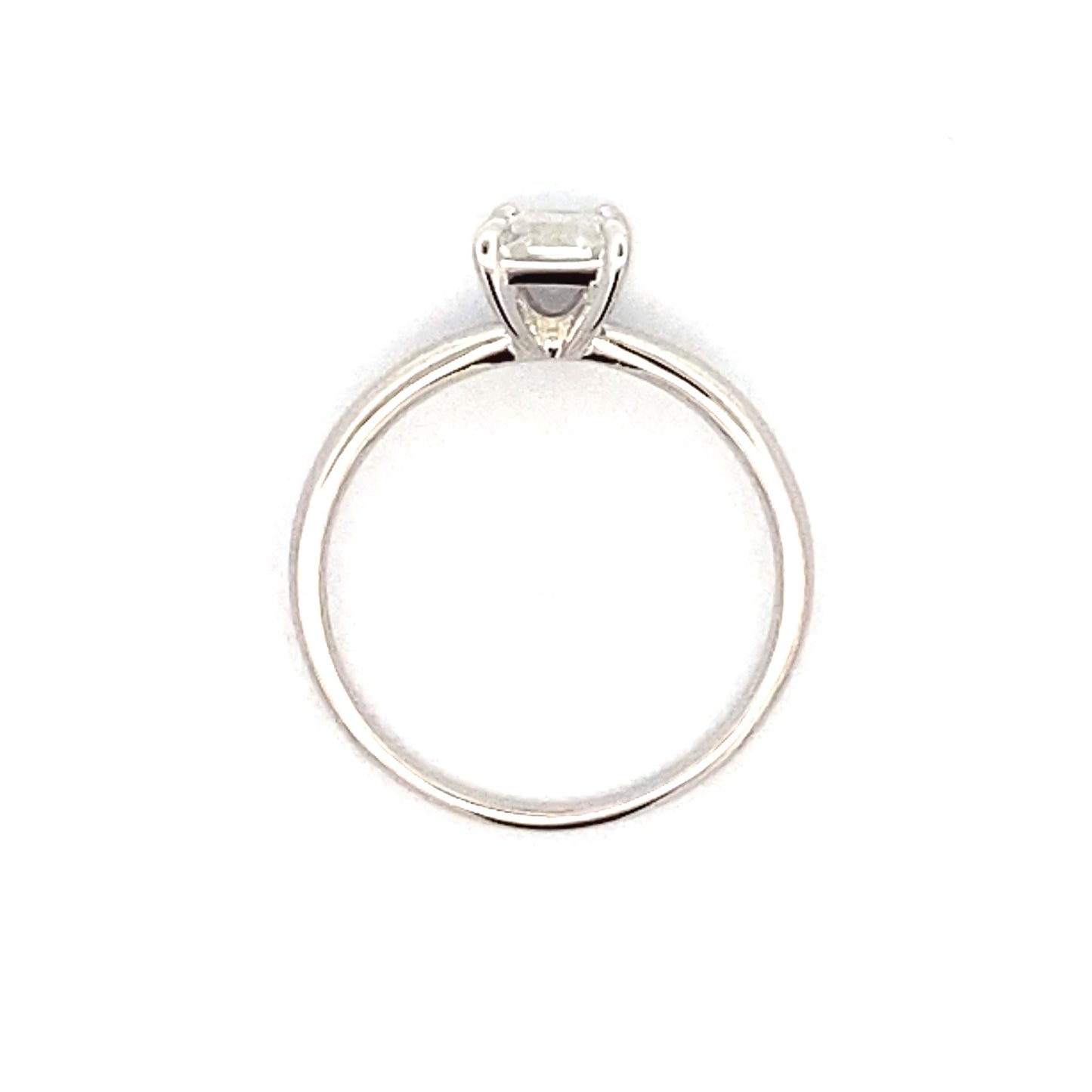 Natural .98ct Moissanite Sterling Silver