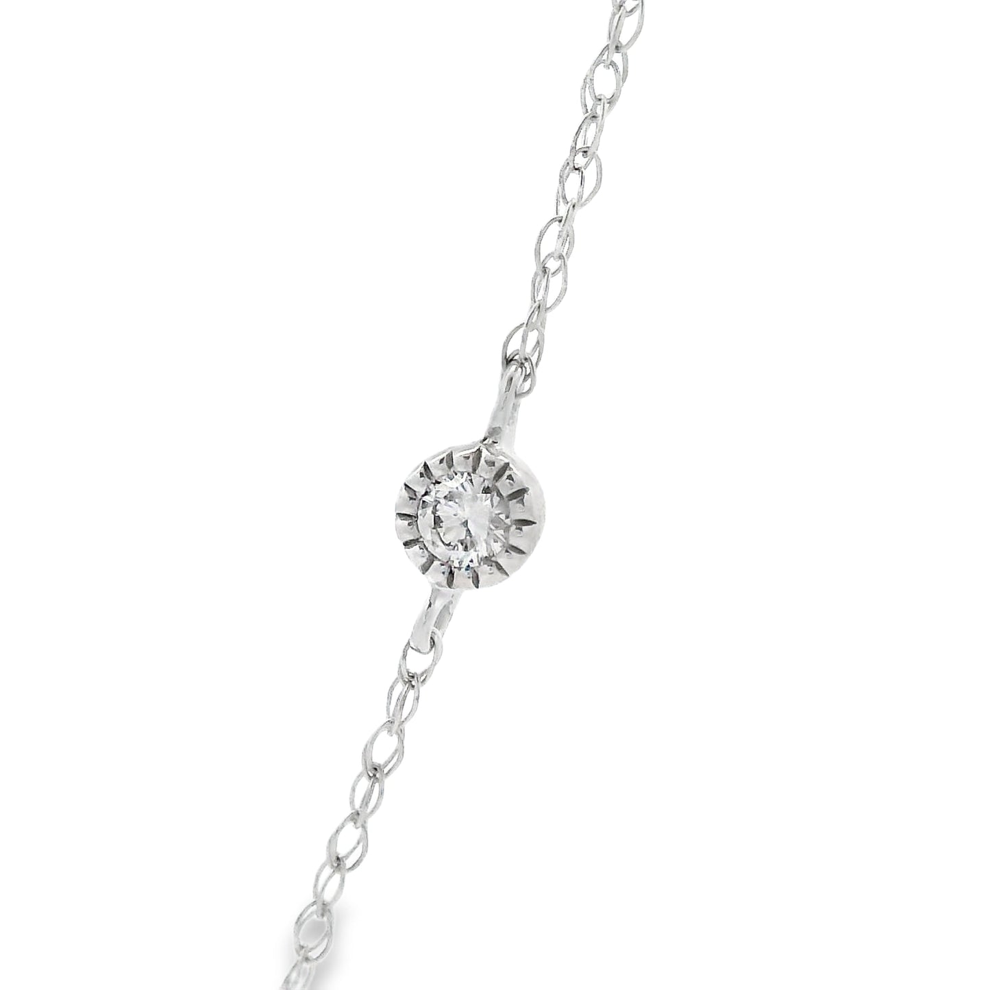 Natural .31ct Diamond Fashion Pendants 14KT White Gold