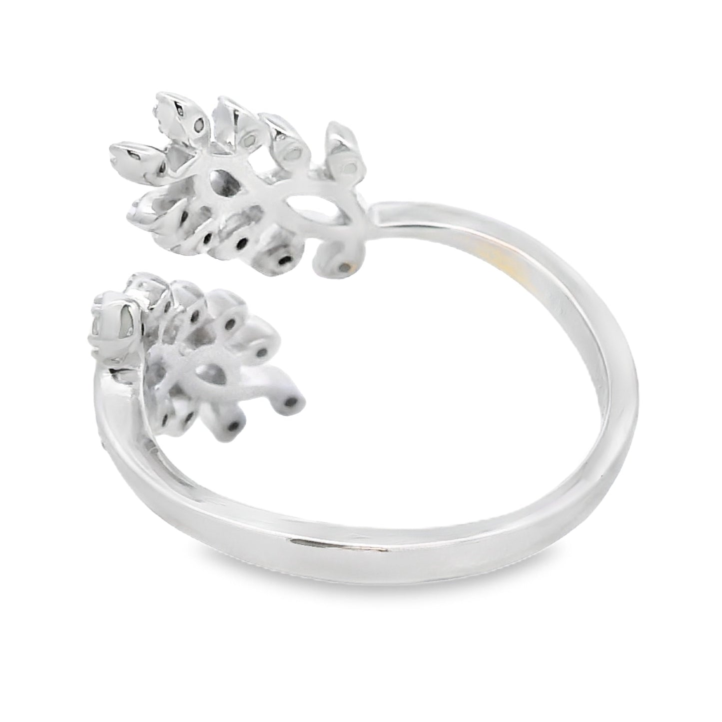 Genuine .10ct Diamond Ring Sterling Silver