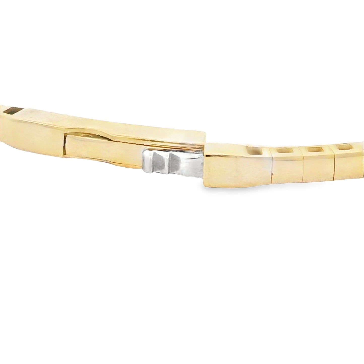 Genuine 1.00ct Diamond Bangle Bracelet 14KT Yellow Gold