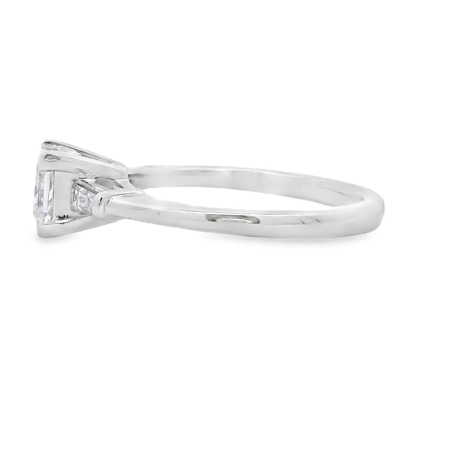 Genuine 1.12ct Lab Grown Diamond 10KT White Gold