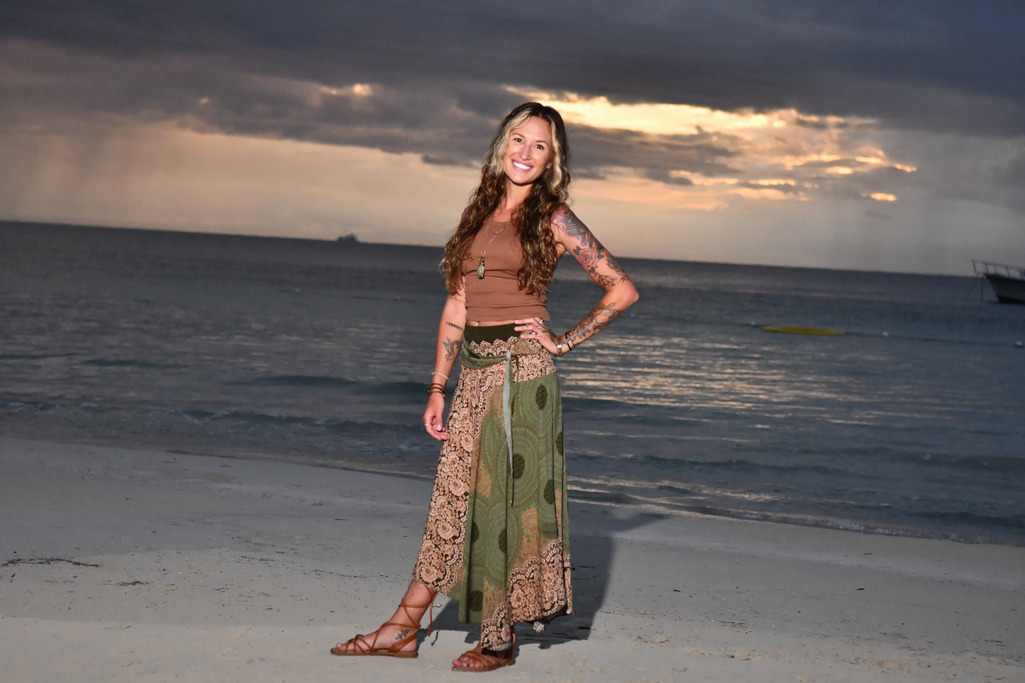 Dark Rainbow Plaster Painting