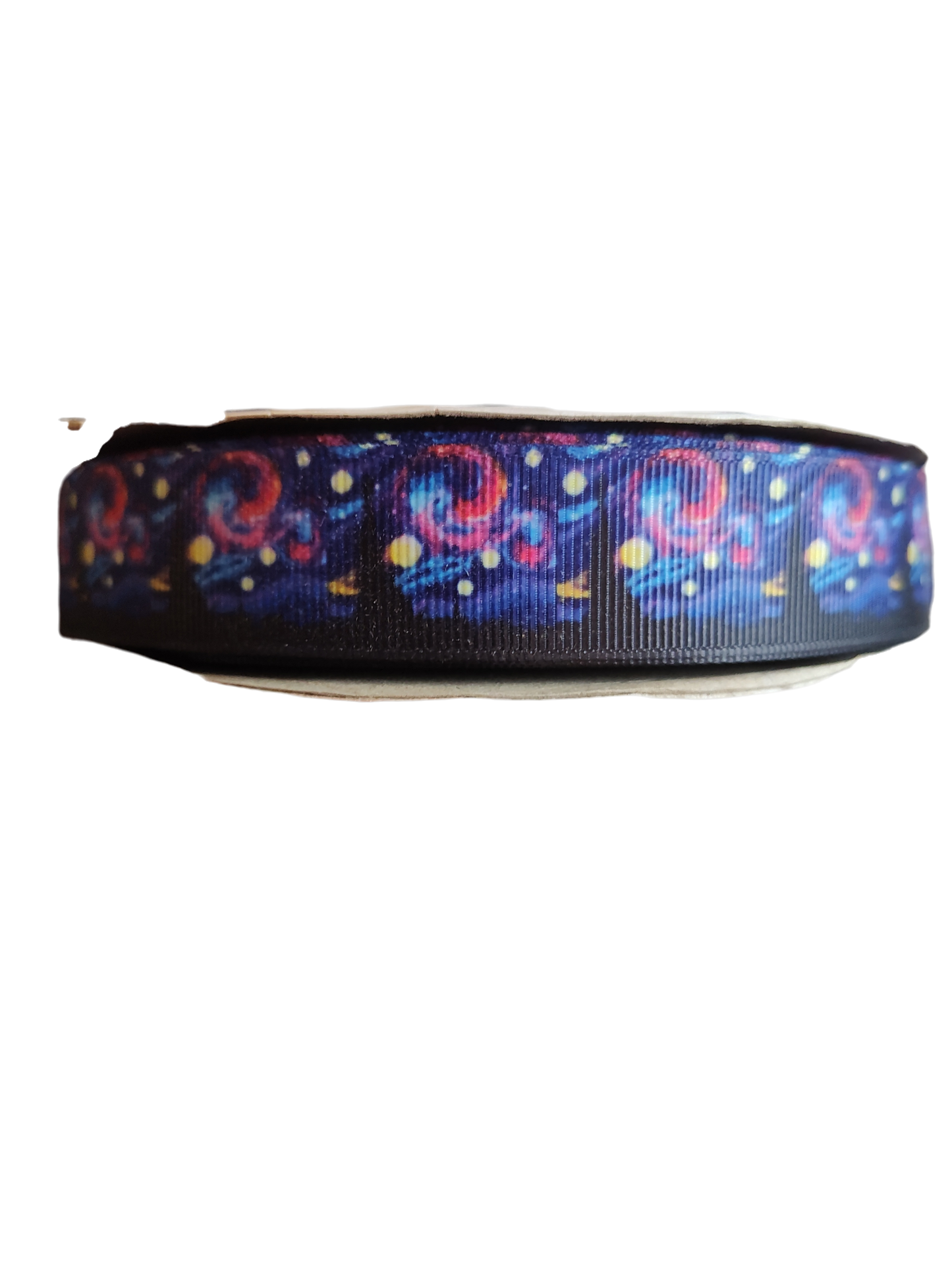 Purple Galaxy Nylon Dog Collar