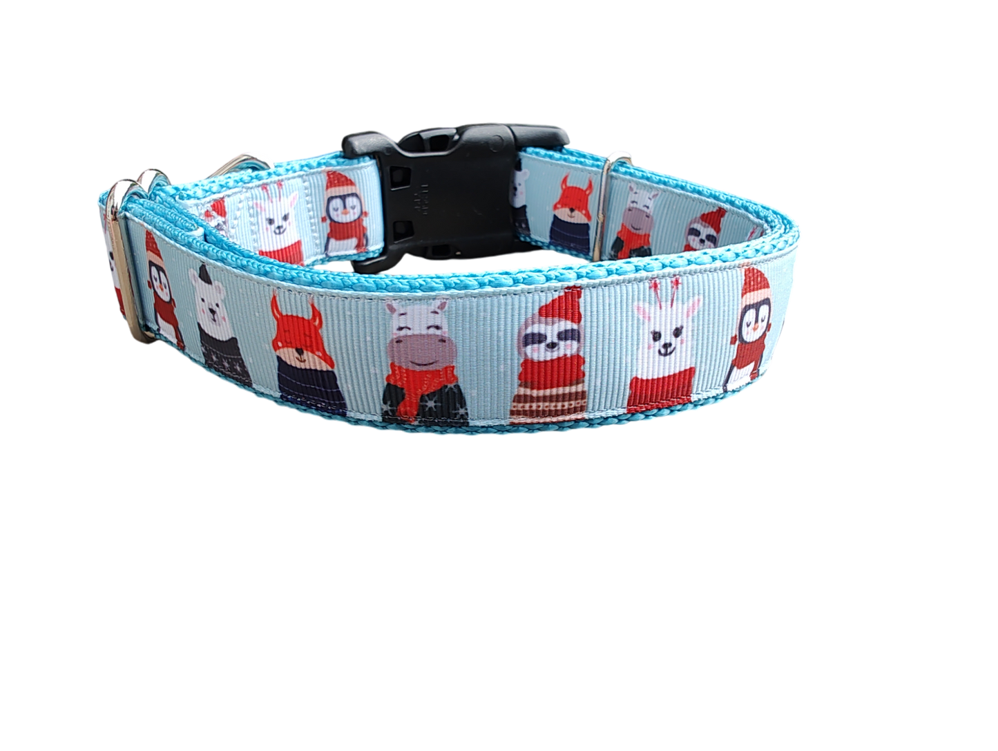 Animals in Sweaters Christmas Nylon Dog Collar