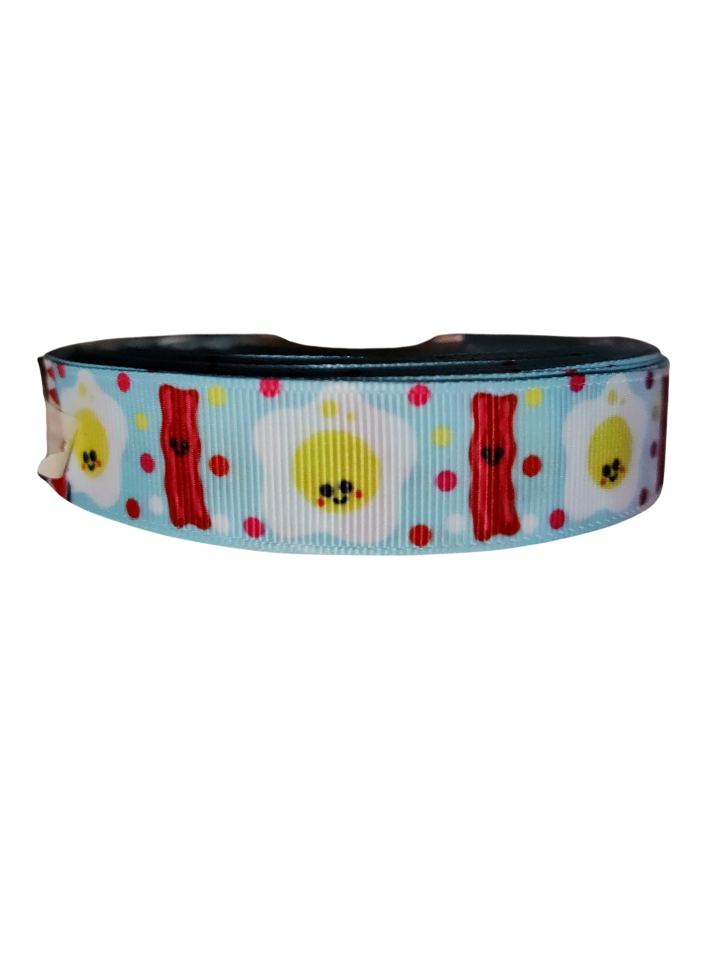 Bacon & Eggs Nylon Dog Collar