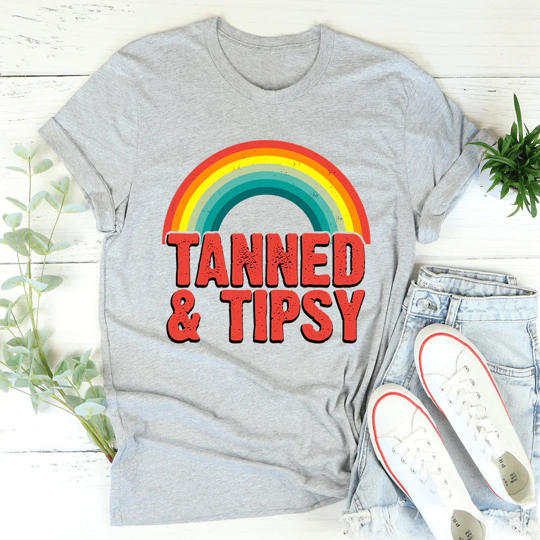 Tanned & Tipsy Tee