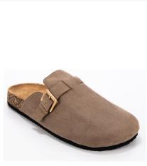 Taupe Mules: Hippy Dippy 1.25