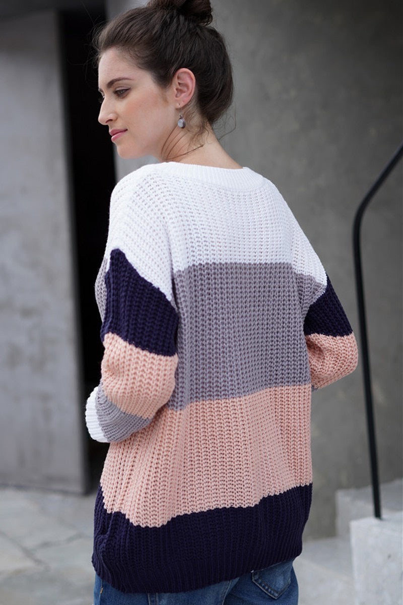 Colorblock Sweater