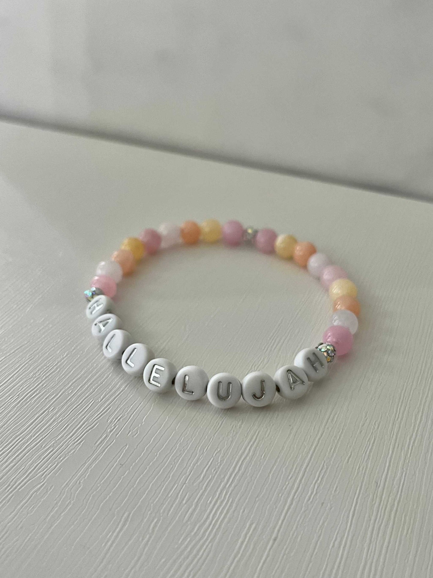 Bead Bracelet Hallelujah Multicolored Jade Design