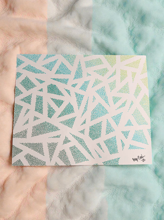 Green/Blue Dot Art