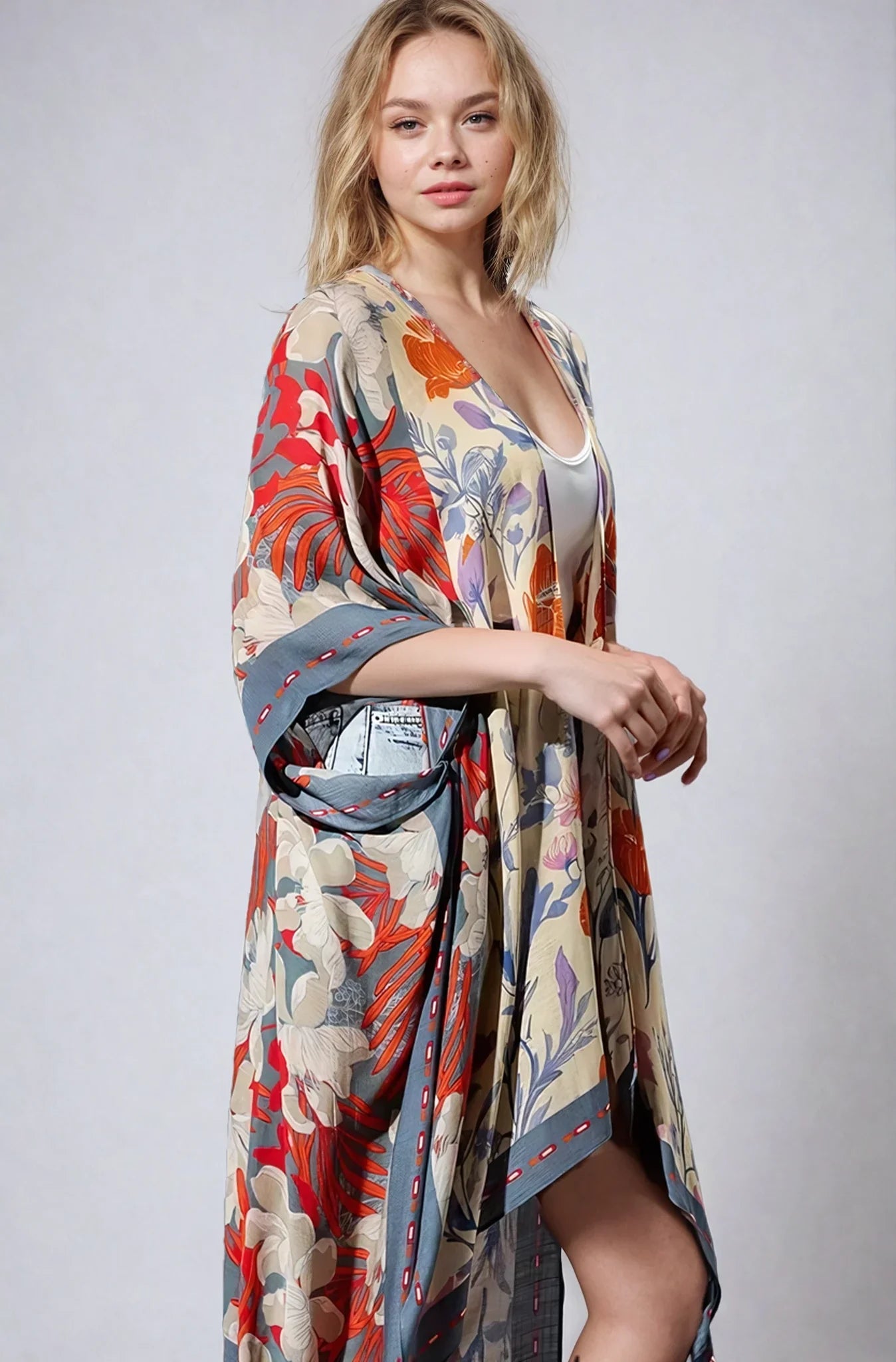 Wildflower Harmony Kimono