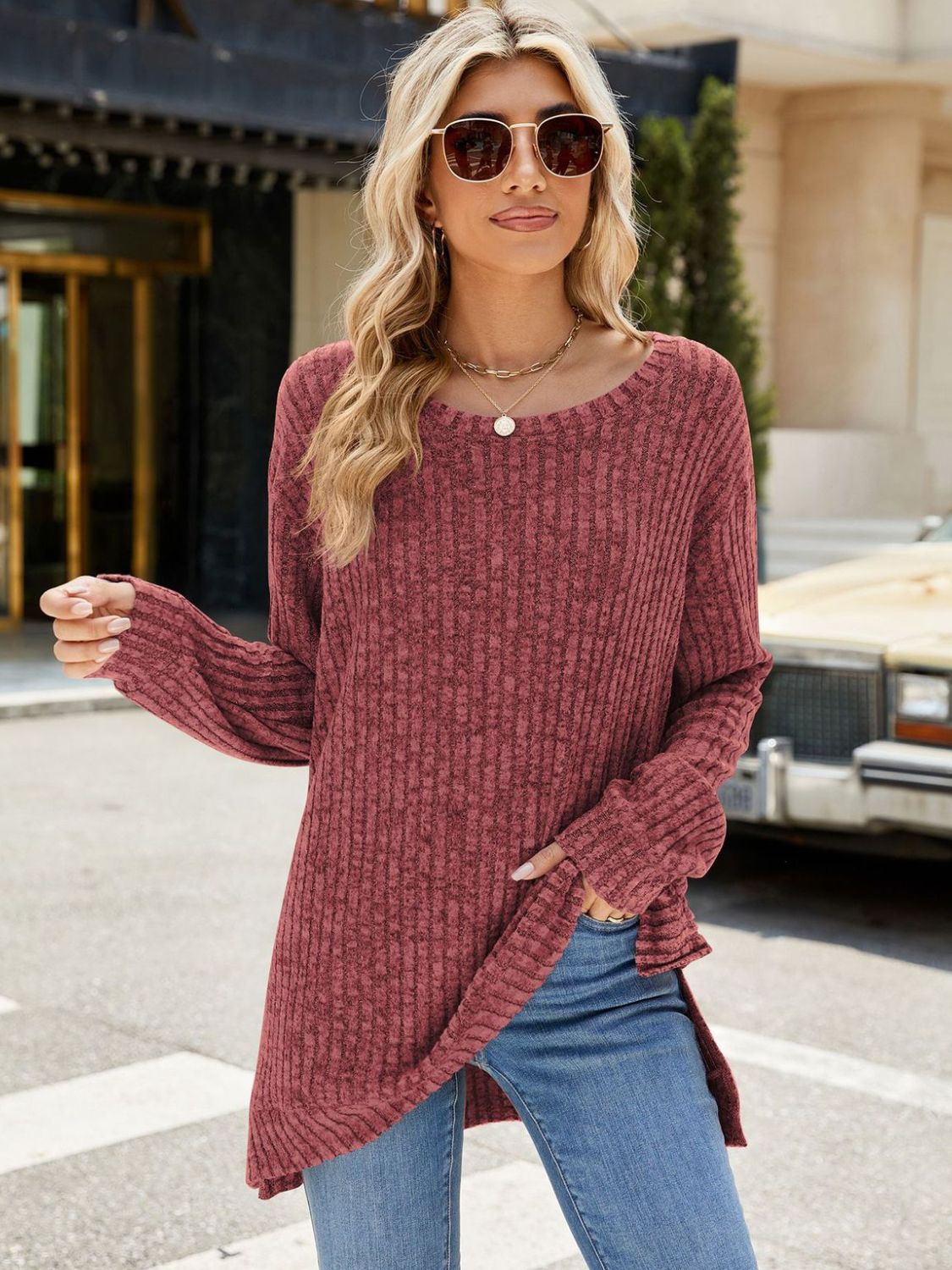 Round Neck Long Sleeve shirt