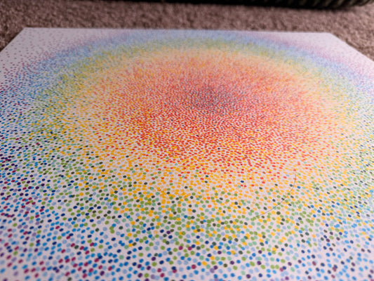 Rainbow Dot Art