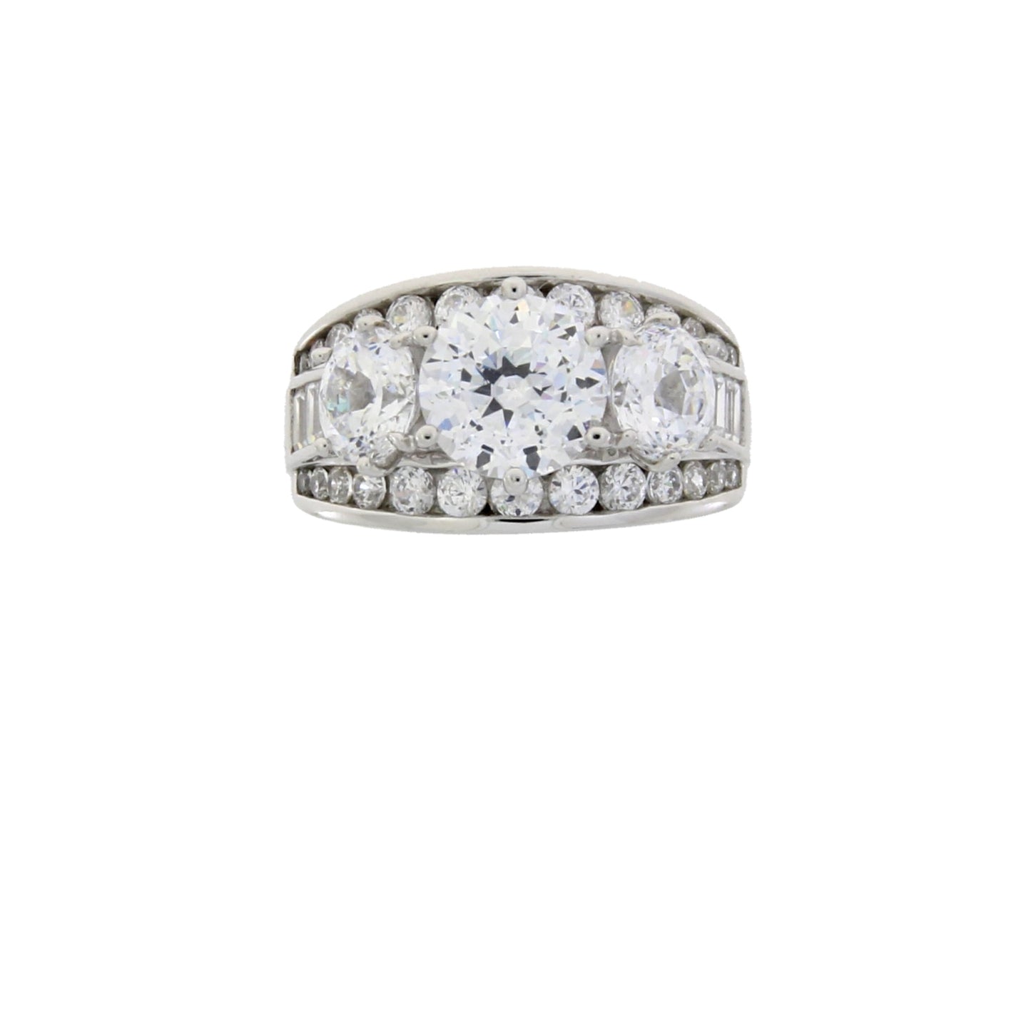 Genuine Cubic Zirconium CZ SS Bridal Sterling Silver