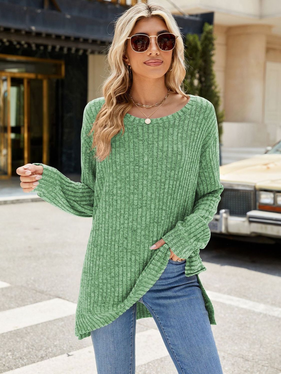 Round Neck Long Sleeve shirt