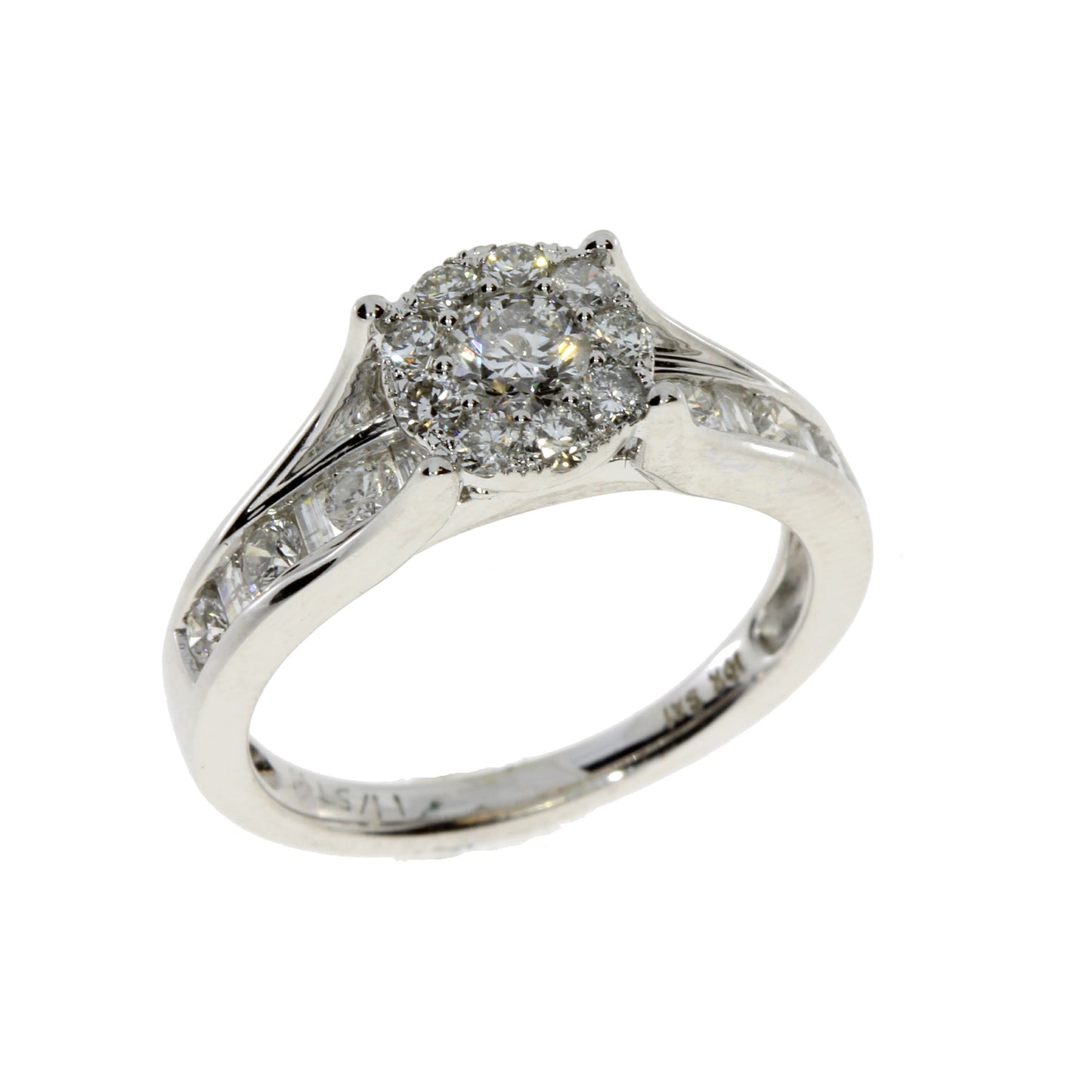 Genuine 1.20ct Diamond Diamond Eng Only 10KT White Gold