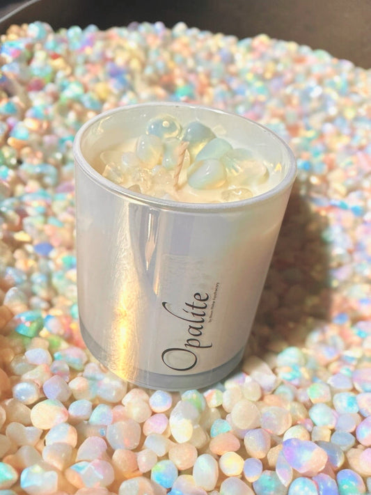 *NEW!* Opalite Crystal Candles by Moon Water Apothecary! (inspired by Taylor Swfit's "Opalite")