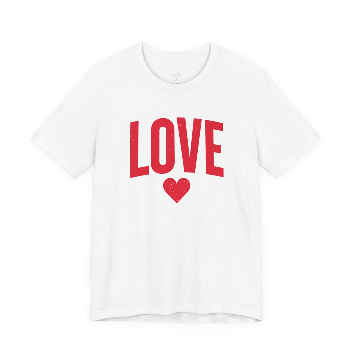 LOVE Heart Graphic Tee – Valentine’s Day Red Love T-Shirt