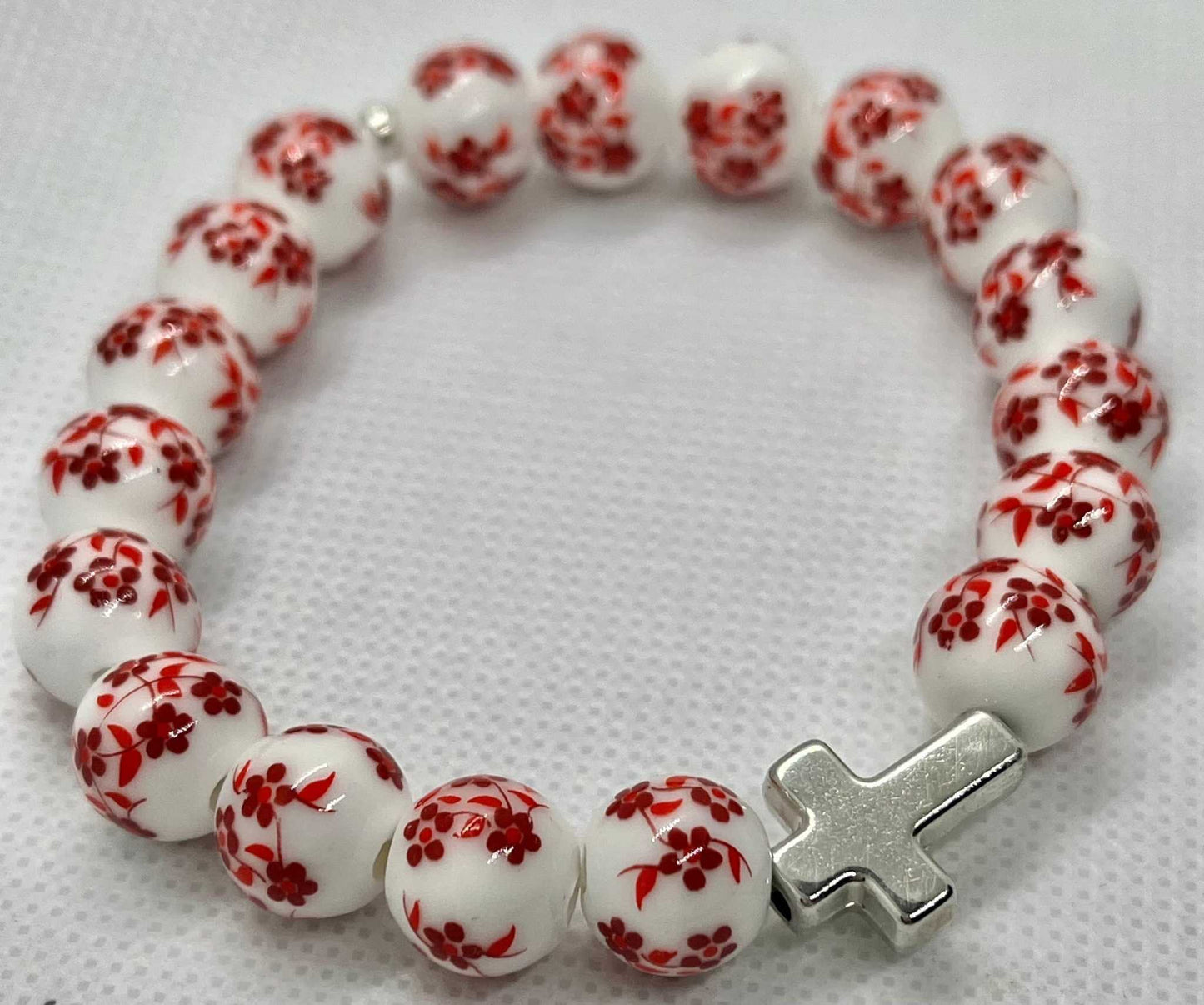 Cross Bead Bracelet Collection - Faith-Inspired Jewelry