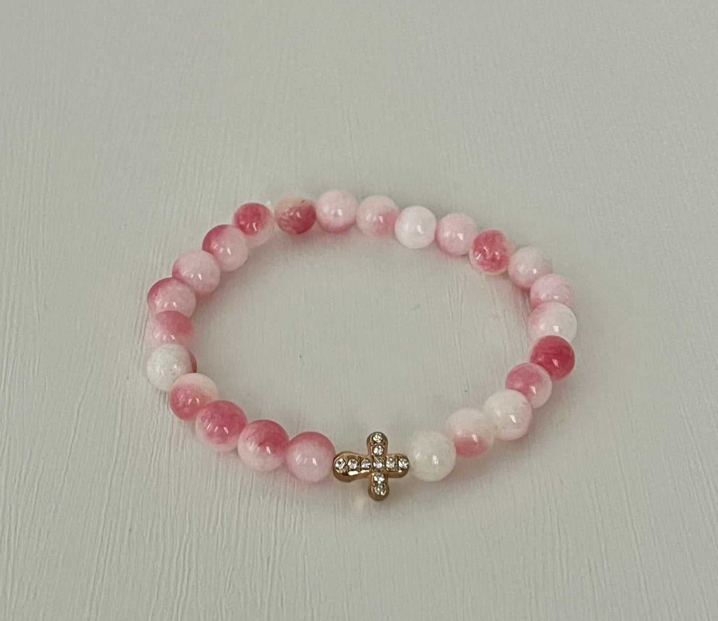 Cross Bead Bracelet Collection - Faith-Inspired Jewelry