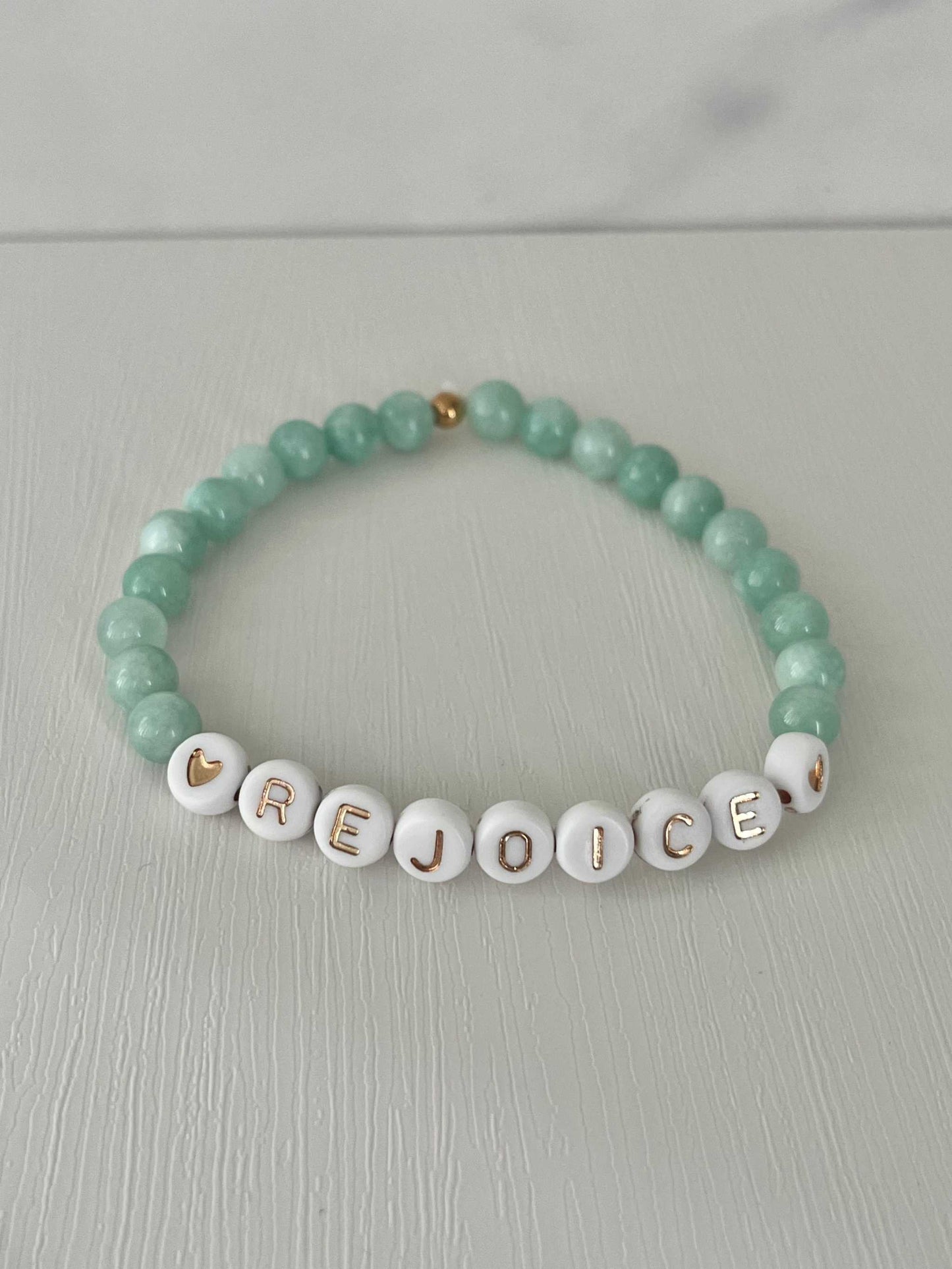 Rejoice Green Jade Bracelet | Beautiful Faith-Inspired Jewelry