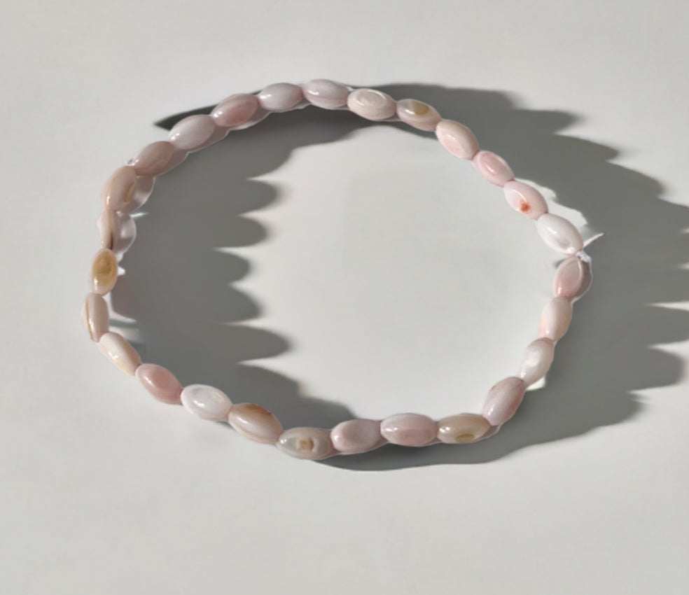 Bead Bracelet with Freshwater Shell & Pearl Beads