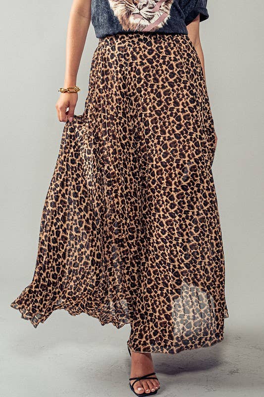 Fierce Flow Leopard Skirt