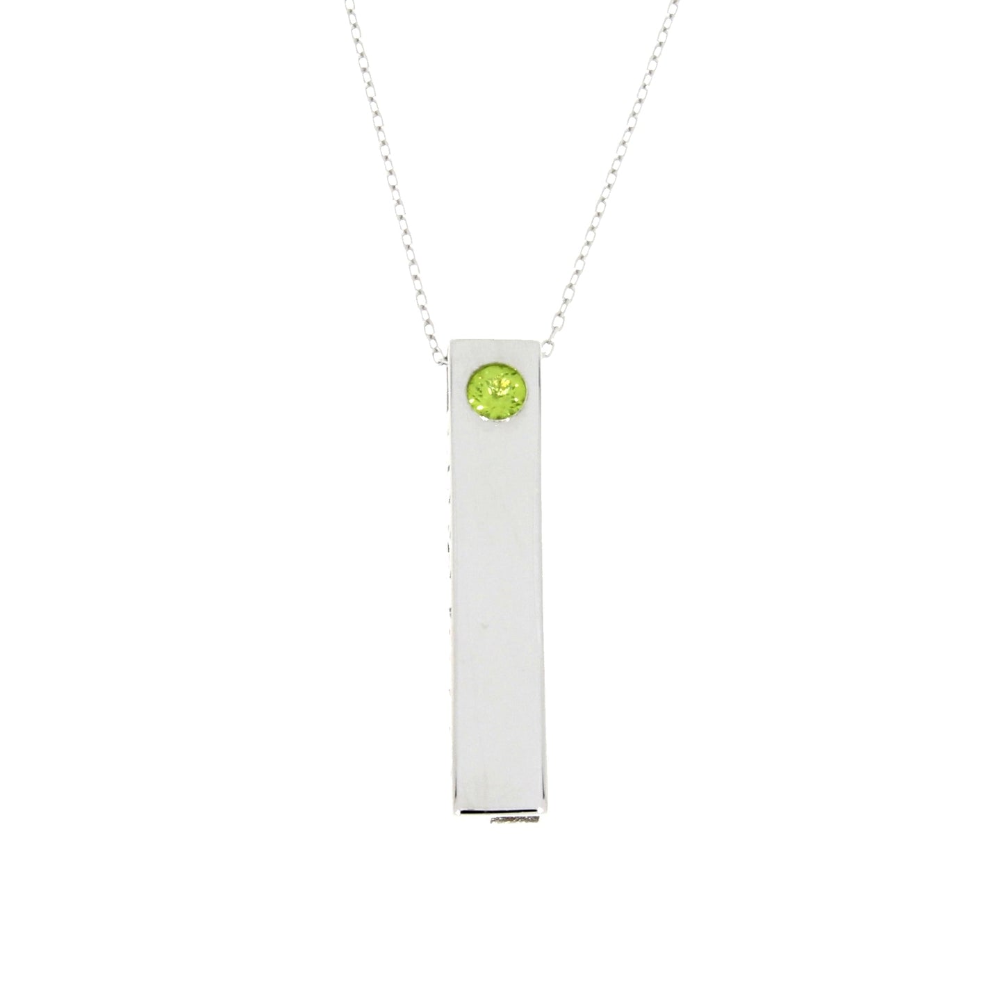 Genuine Peridot Fashion Pendants Sterling Silver