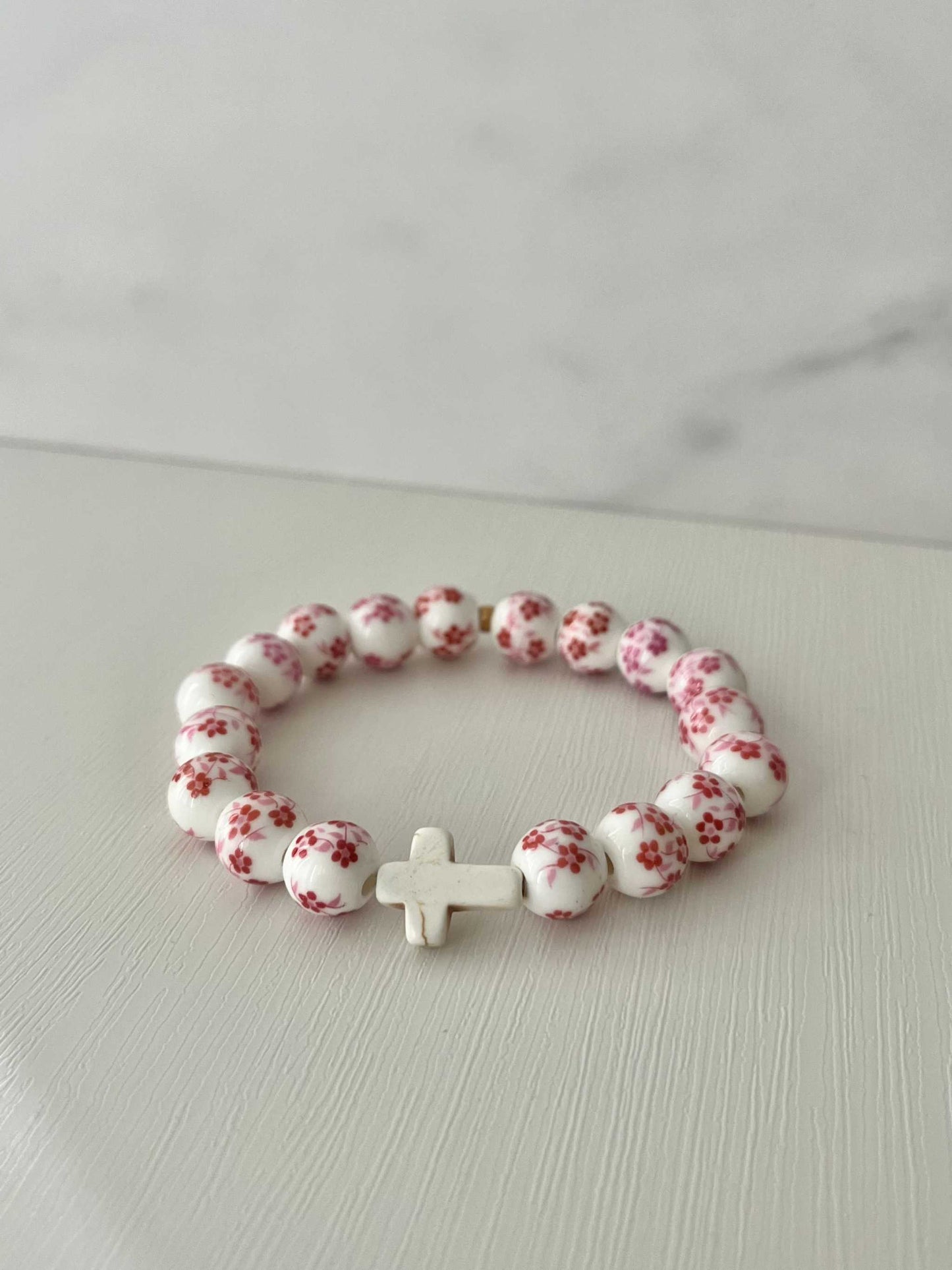 Cross Bead Bracelet Collection - Faith-Inspired Jewelry