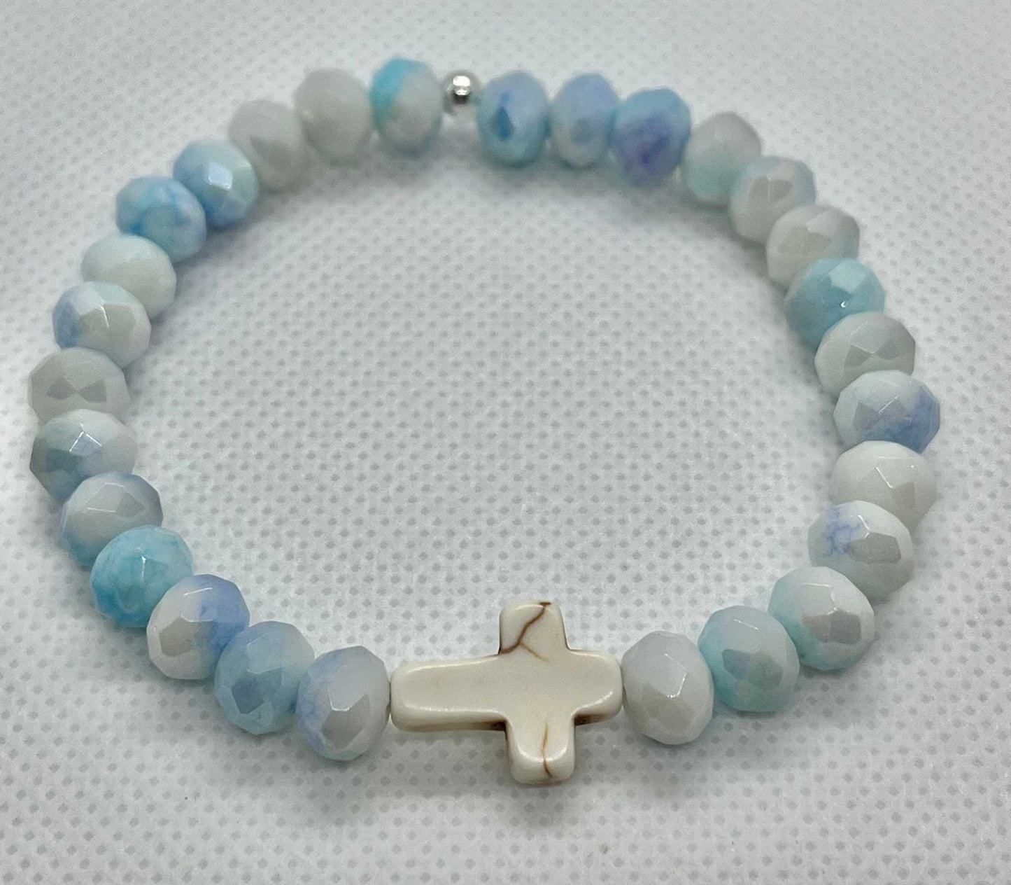 Cross Bead Bracelet Collection - Faith-Inspired Jewelry
