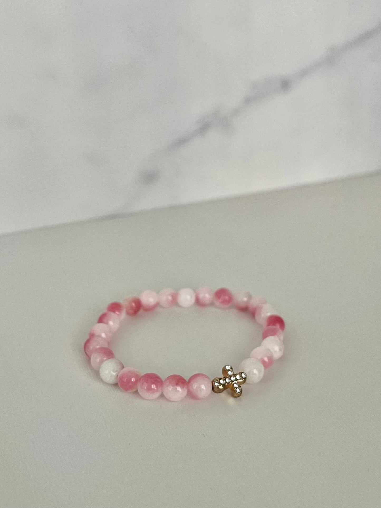 Cross Bead Bracelet Collection - Faith-Inspired Jewelry