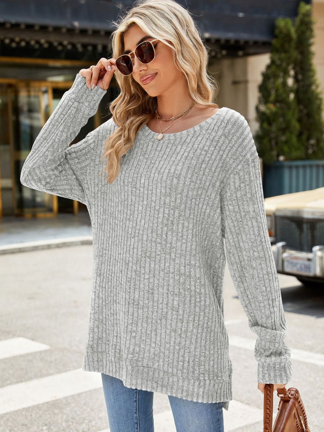 Round Neck Long Sleeve shirt