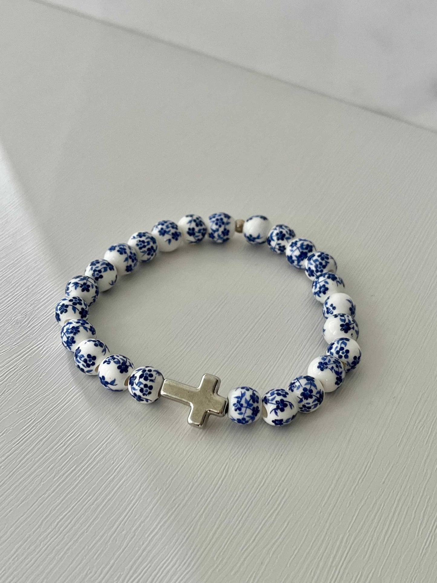 Cross Bead Bracelet Collection - Faith-Inspired Jewelry