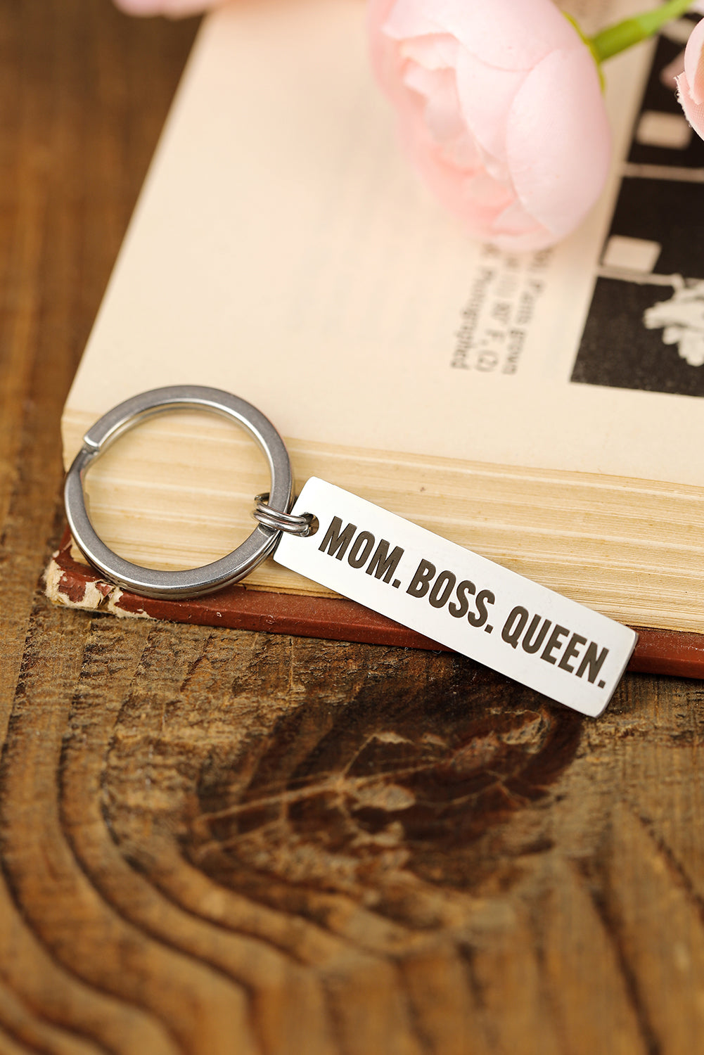 Mom, Boss, Queen Keychain