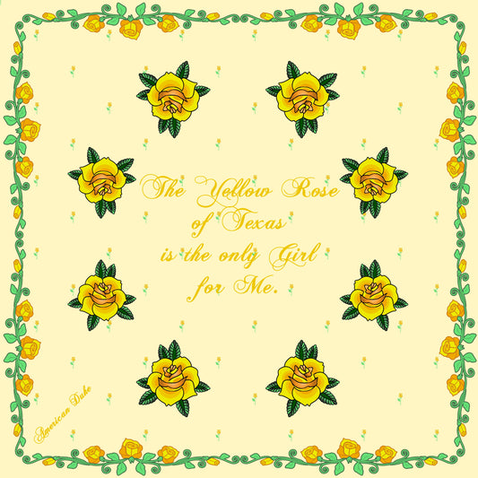 Bandana - Yellow Rose of Texas