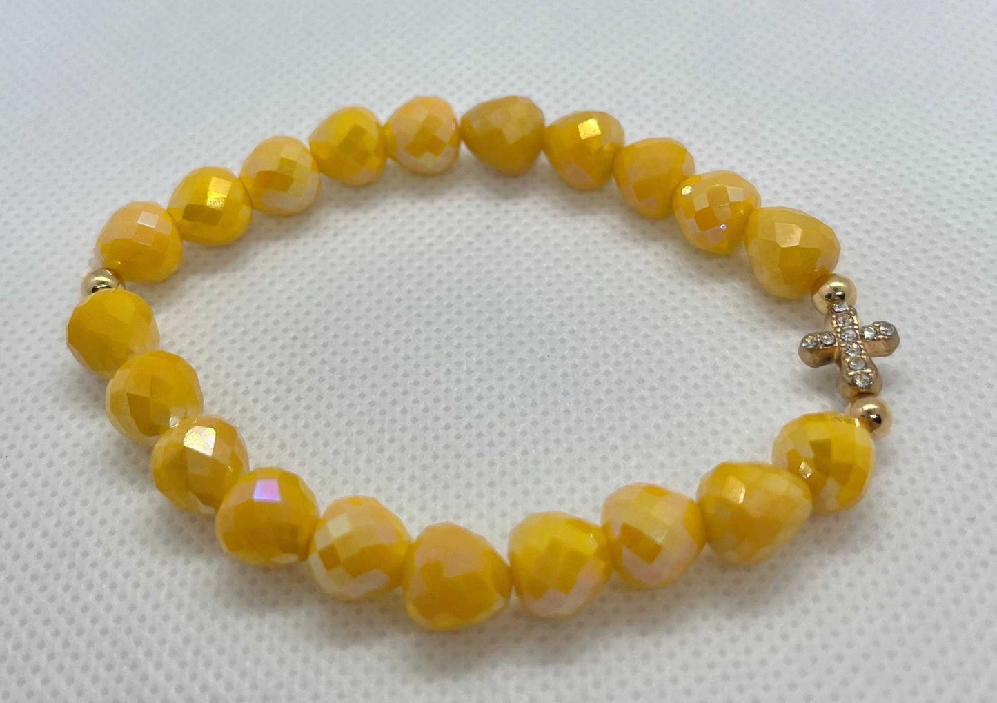 Cross Bead Bracelet Collection - Faith-Inspired Jewelry