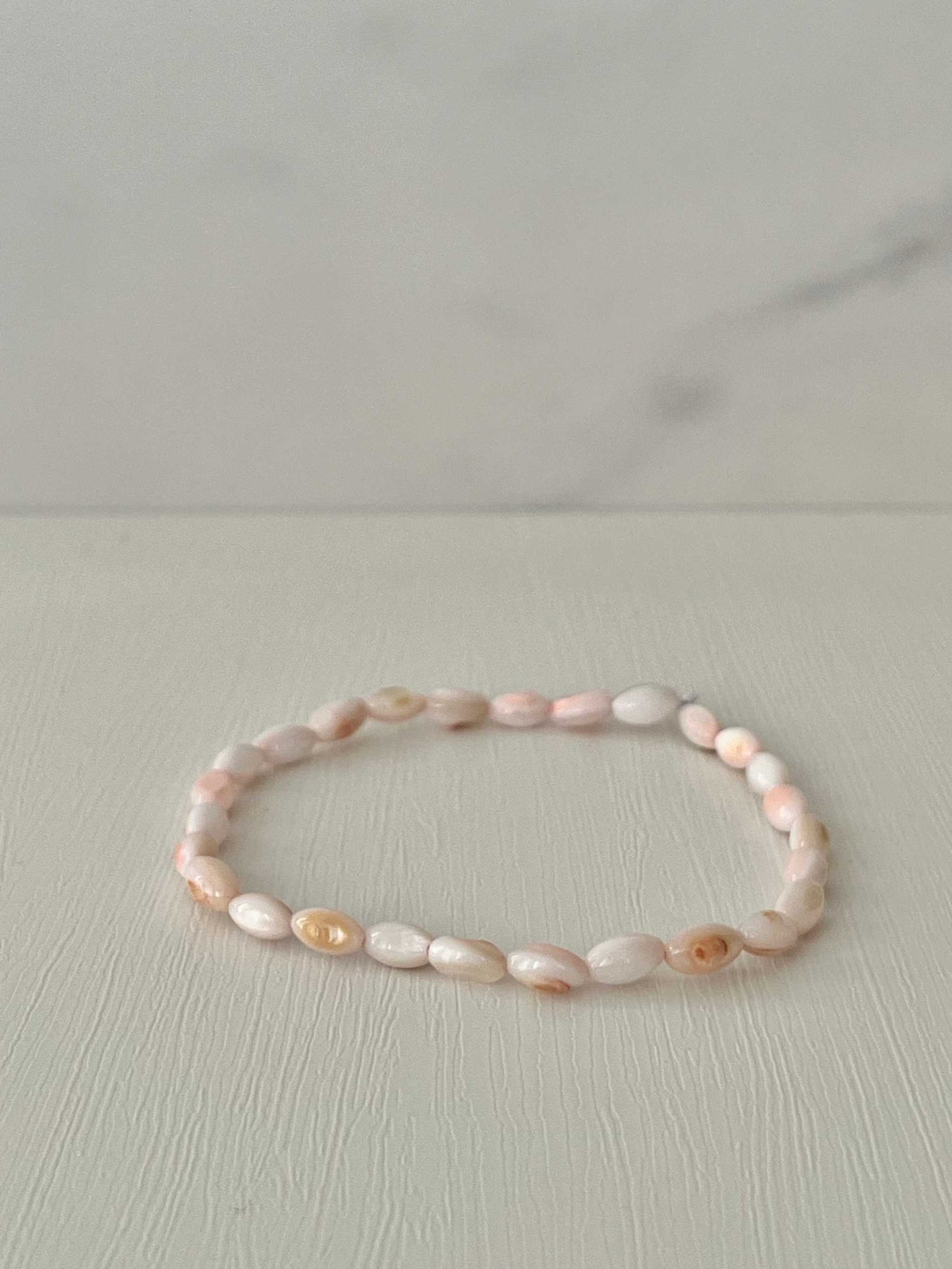 Bead Bracelet with Freshwater Shell & Pearl Beads