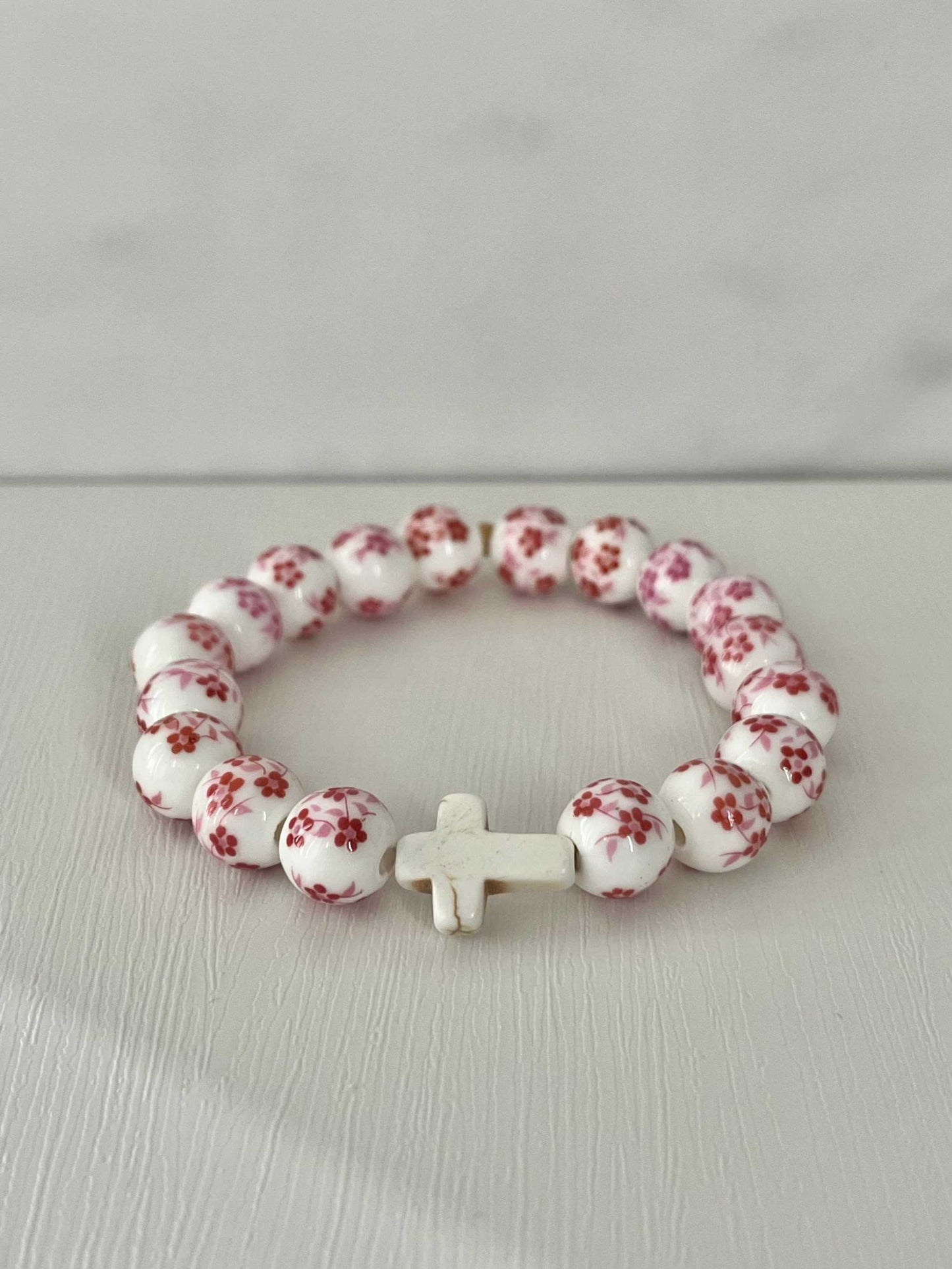 Cross Bead Bracelet Collection - Faith-Inspired Jewelry