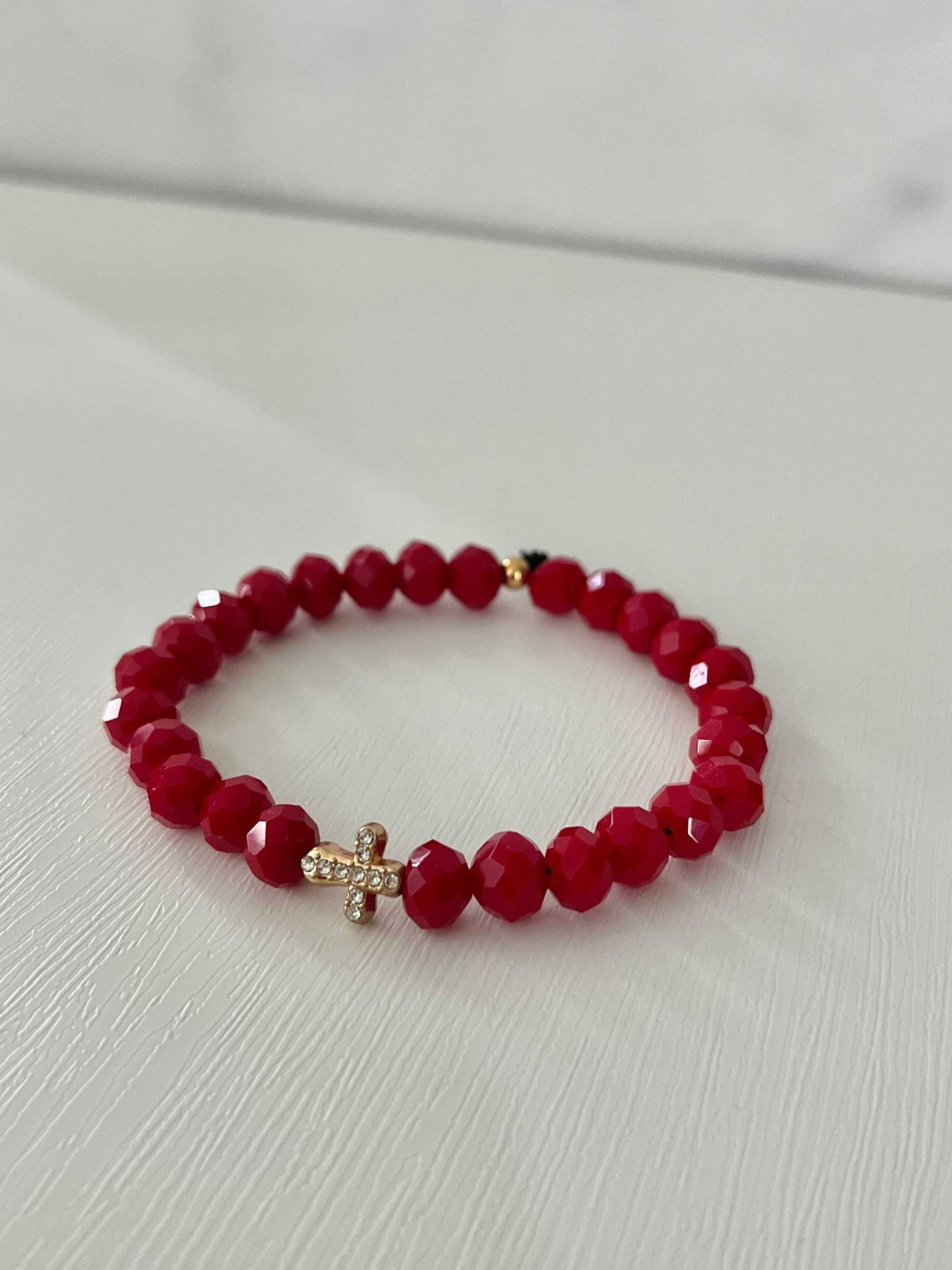 Cross Bead Bracelet Collection - Faith-Inspired Jewelry