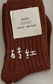 Ladies Thick Cashmere Wool Socks